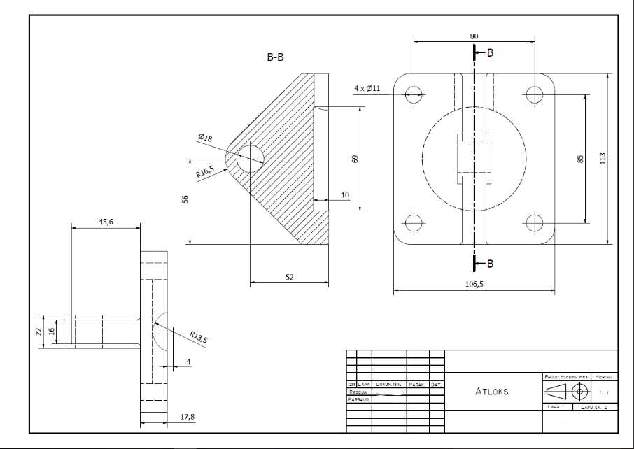 CAD Rasēšana / Projektēšana, 2D un 3D programmās