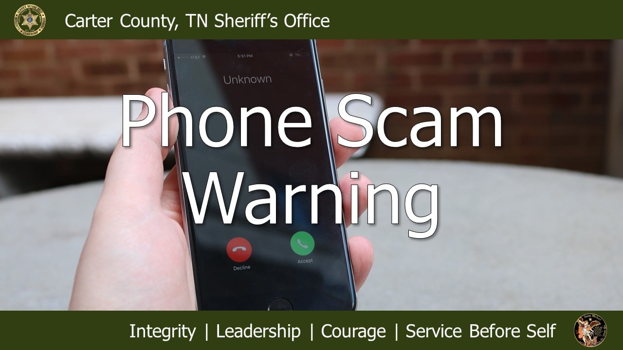 Carter - We have received reports of a scam targeting family and ...
