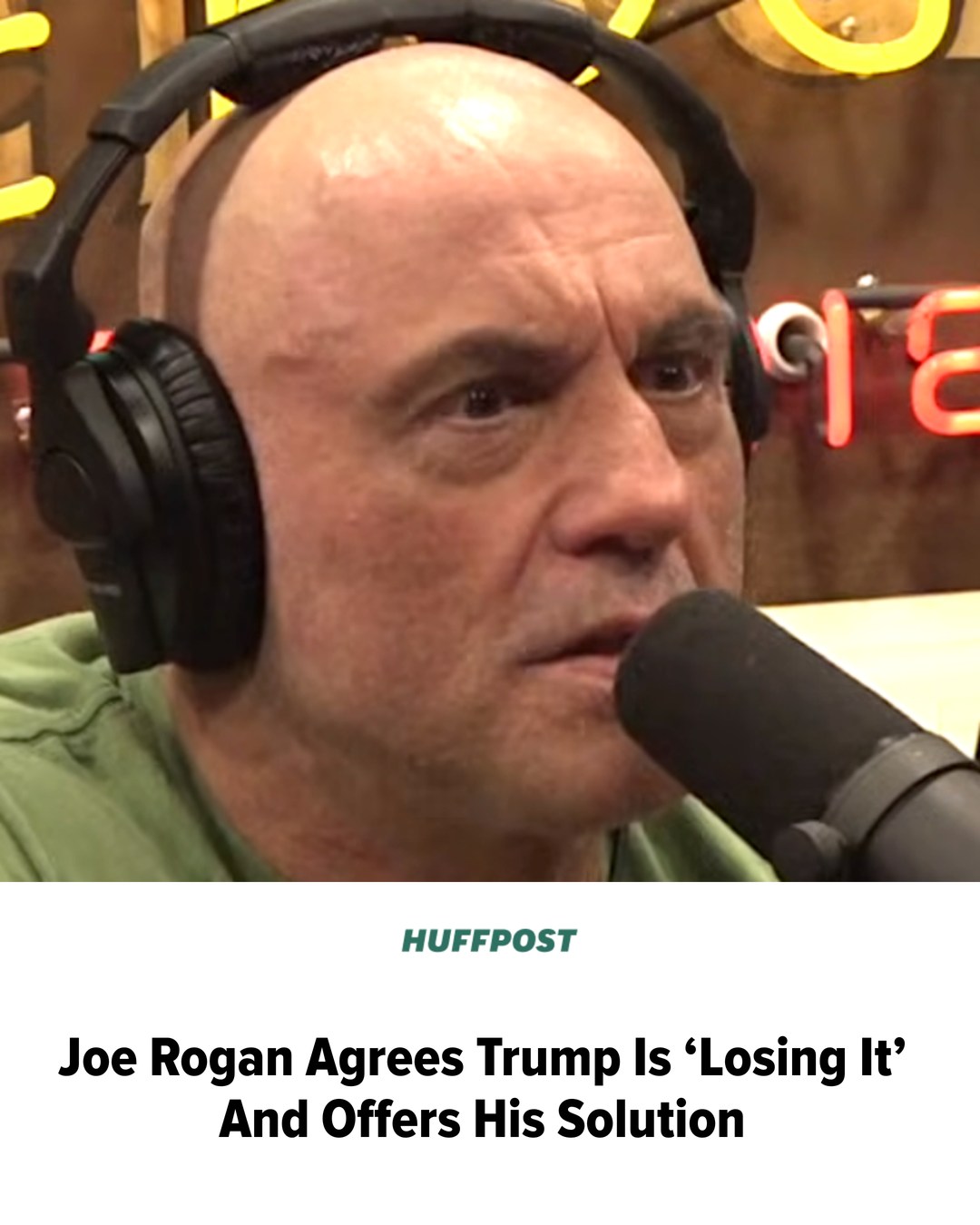 HuffPost - The podcaster didn't hold back on the 