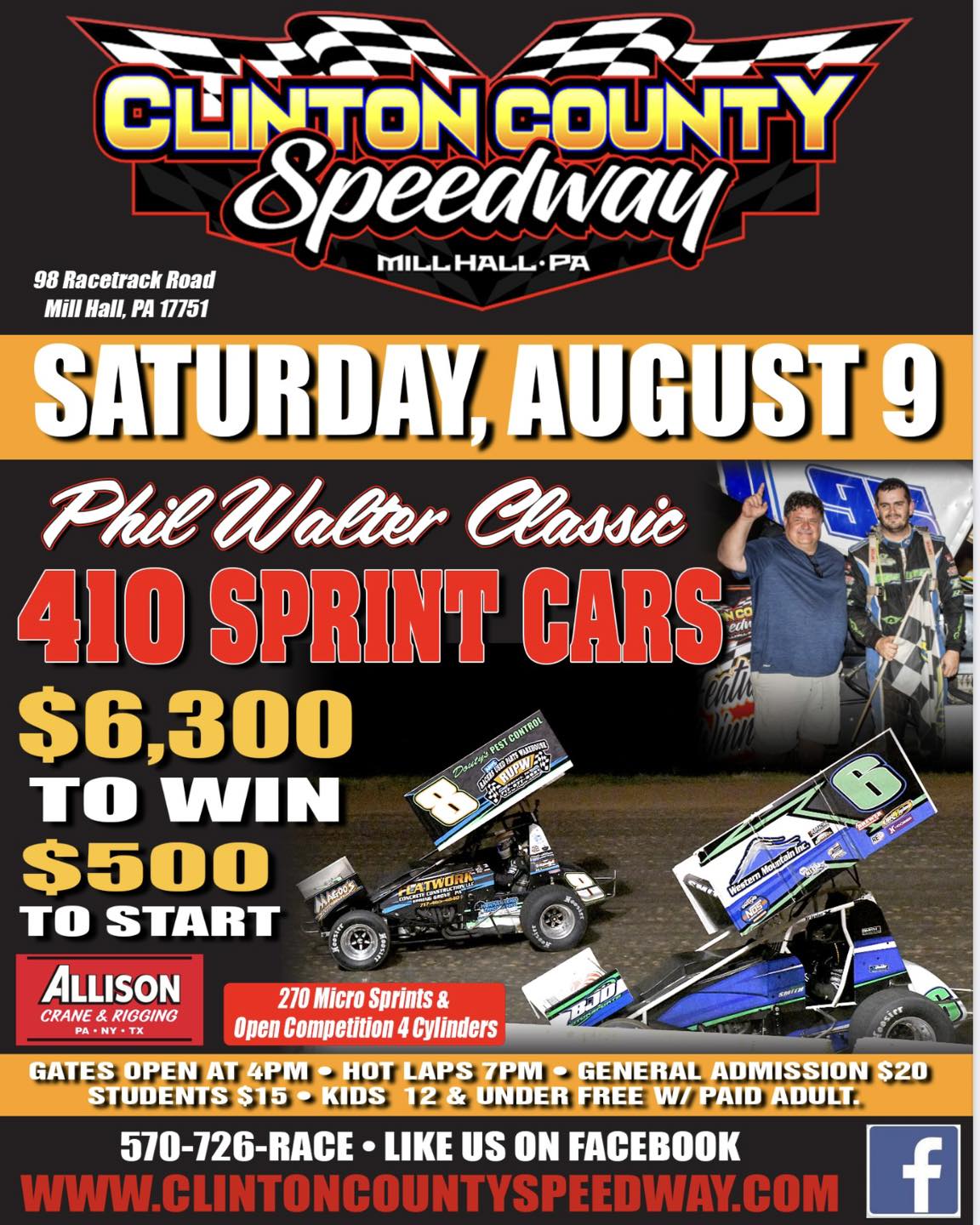 Next up The Phil Walter Classic. - Billy Dietrich Racing | Facebook