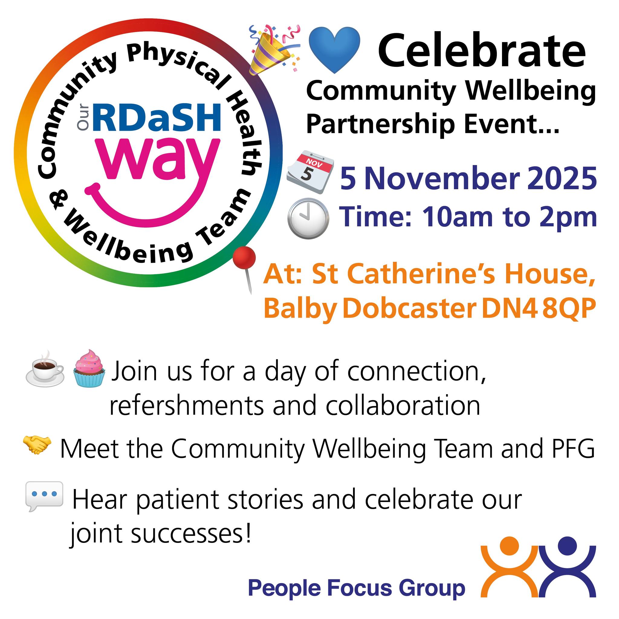RDaSH NHS - 💙 Celebrate Community Wellbeing! 📅 5 Nov 2025... | Facebook
