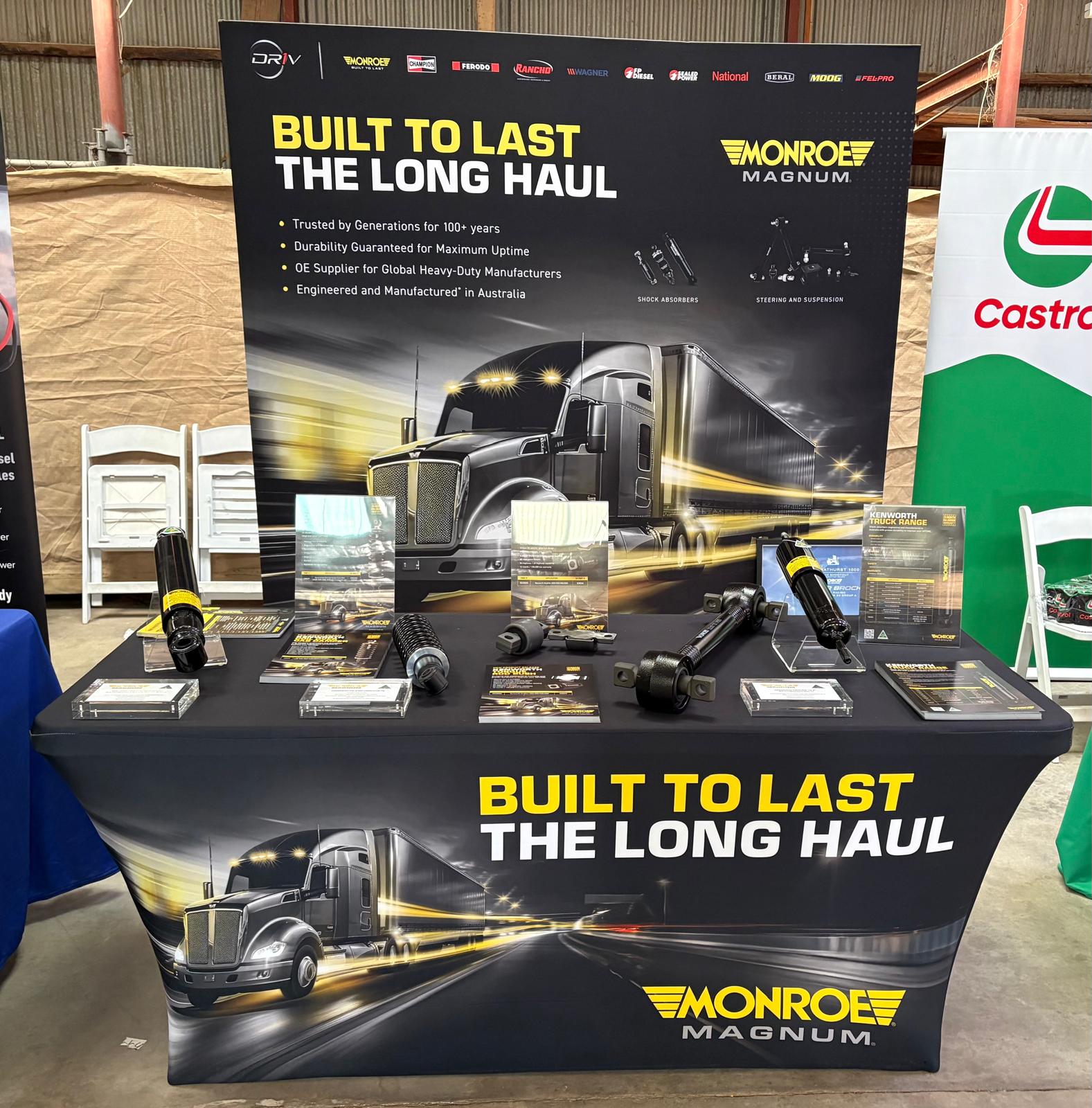Monroe - The Monroe stand is ready at the PACCAR Horsham... | Facebook