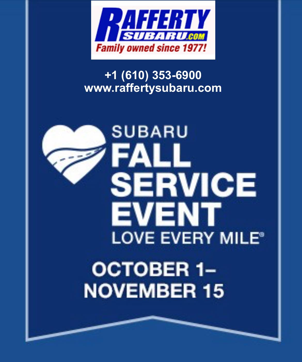 Rafferty Subaru - Rafferty Subaru added a new photo.