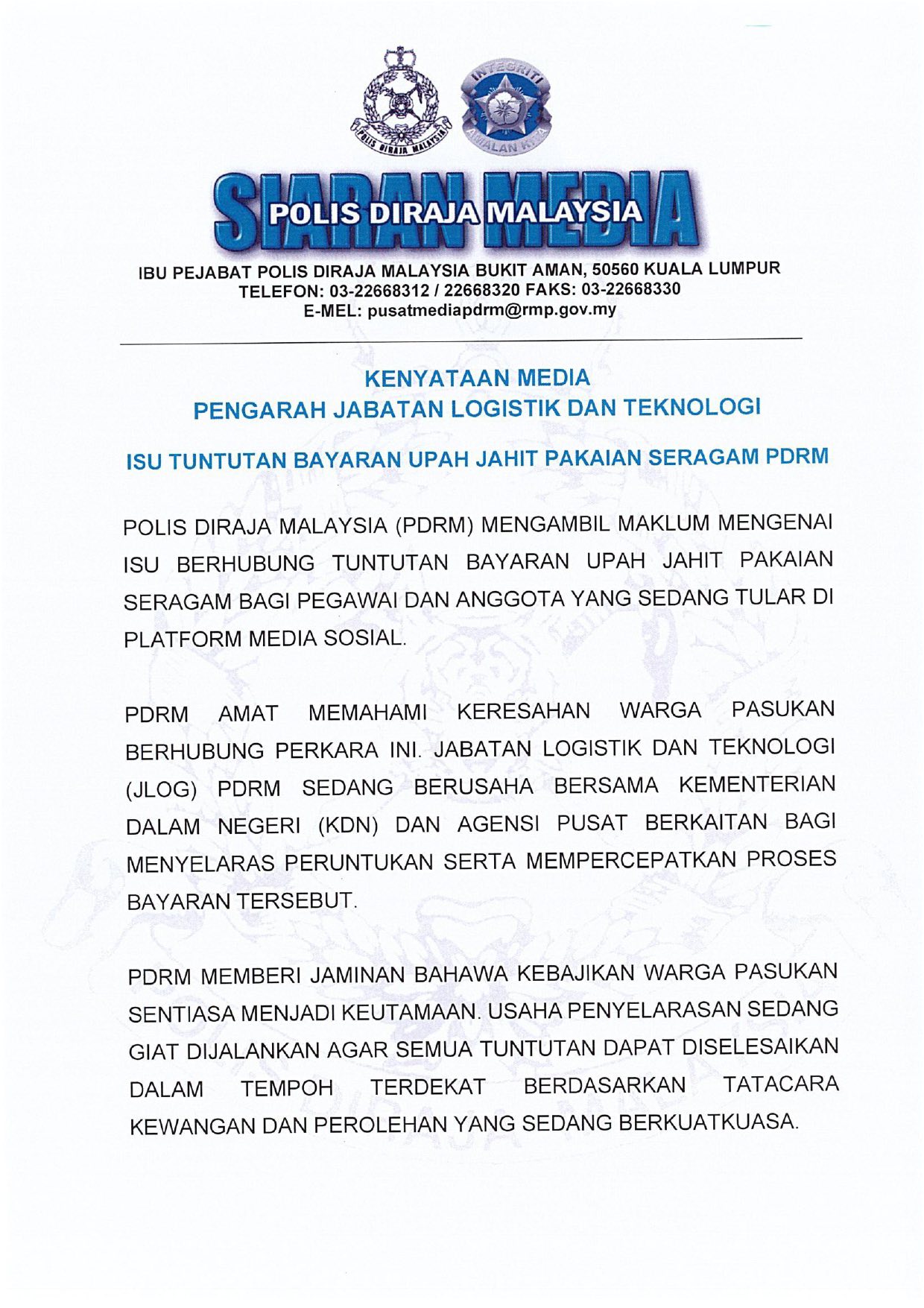 Polis... - Polis Diraja Malaysia ( Royal Malaysia Police )
