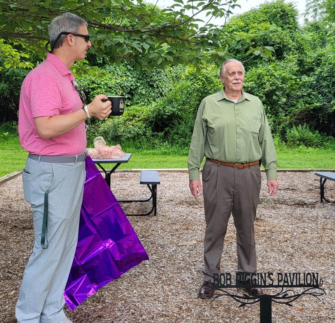 White - Longtime Security Manager Bob Riggins had the idea for an ...