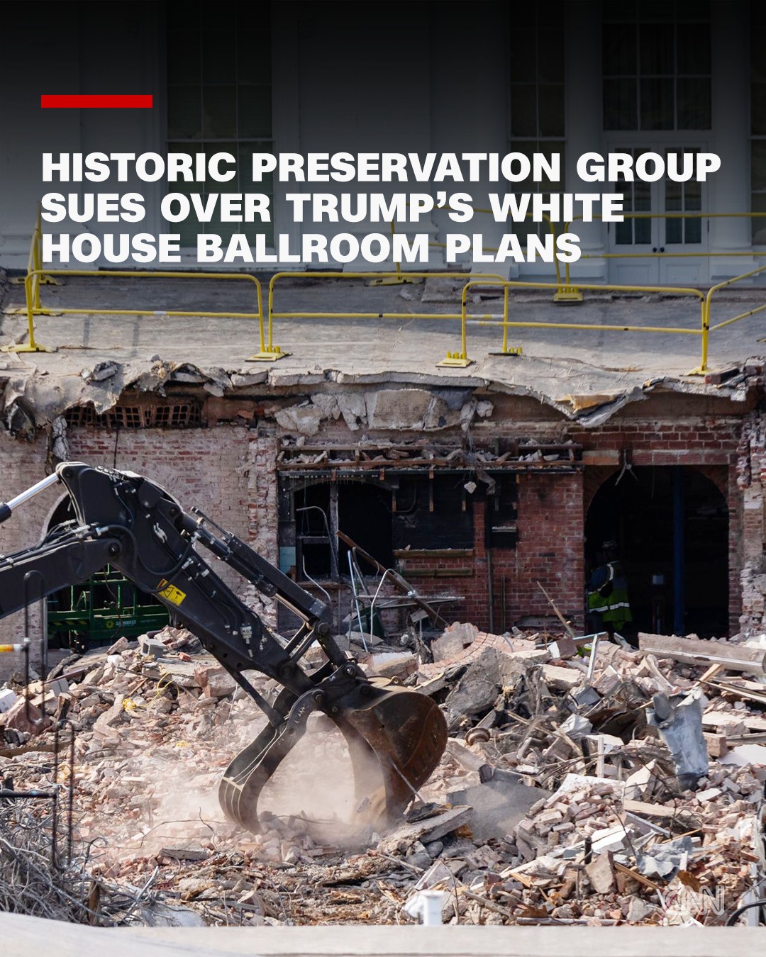 CNN - The nation’s top historic preservation group is suing the Trump ...