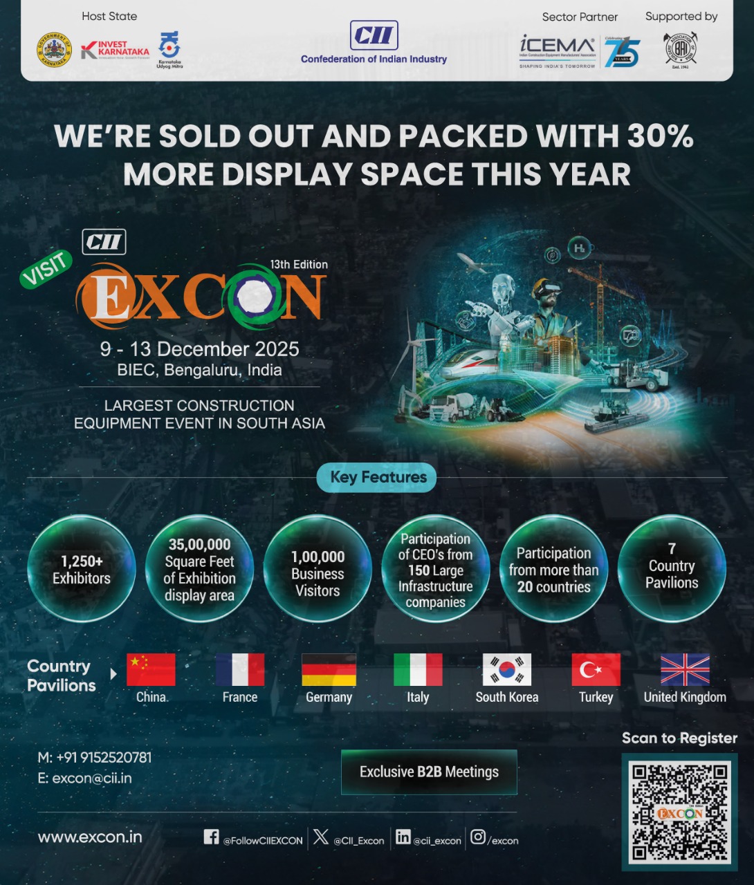 CII - 🚀 EXCON 2025 is officially SOLD OUT — and bigger than ever! This ...