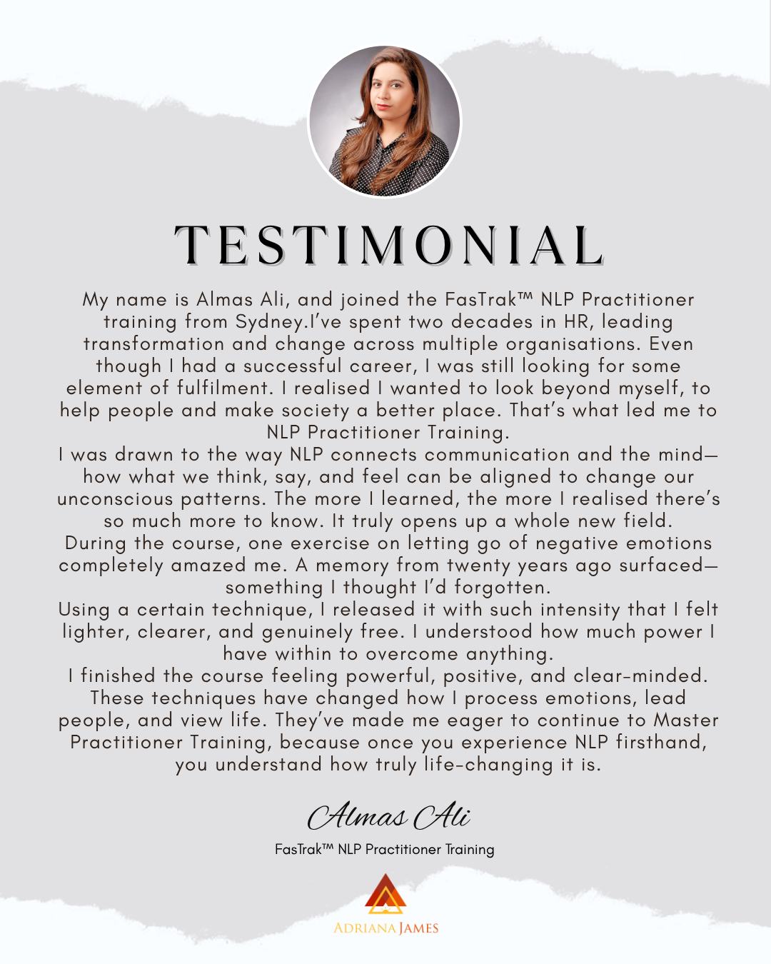With over two decades of... - The Tad James Co NLP Trainings | Facebook