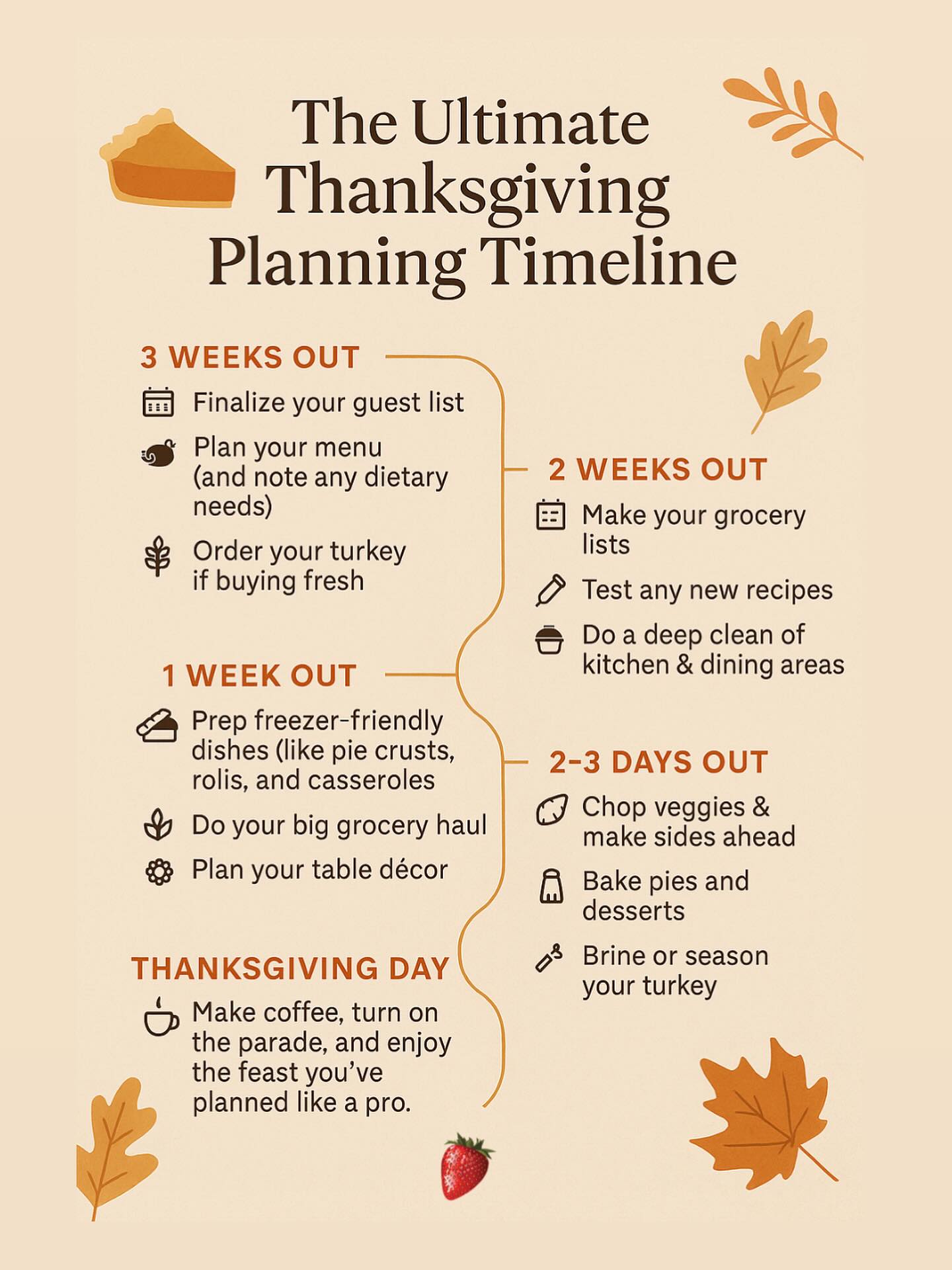 Cook'n - The secret to a stress-free Thanksgiving? Start now. 🦃 Here’s ...