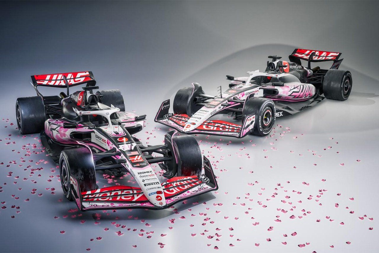 ハースF1チーム F1日本GPでVF-25に“桜”をモチーフとした特別カラー