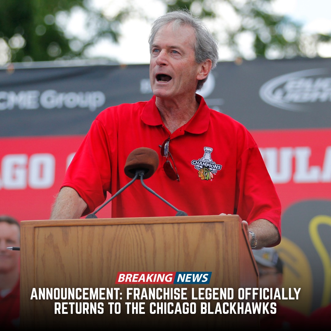 Blackhawks - Legendary voice returns to the Hawks! 👇 ... Details in the ...