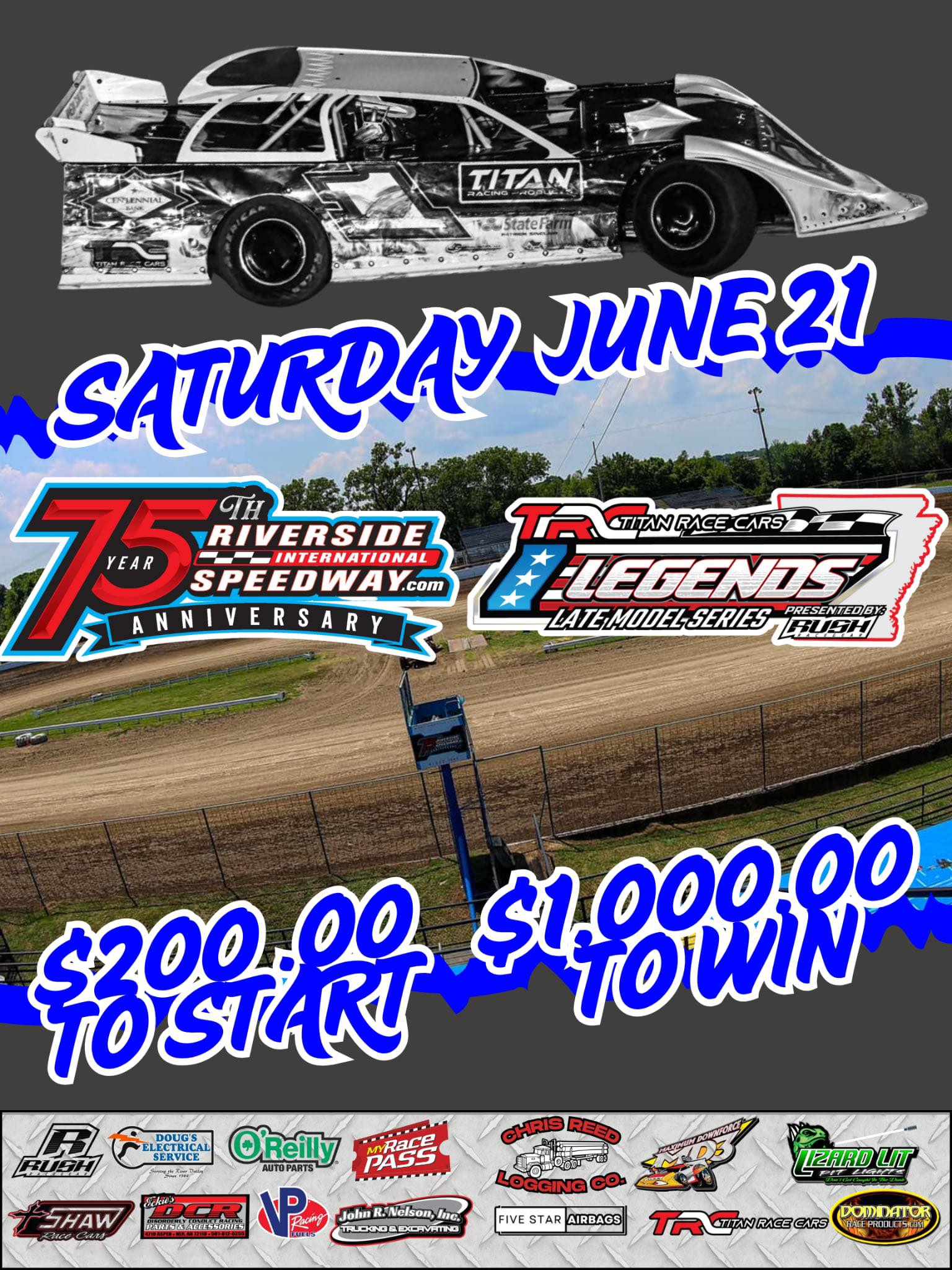 Titan - FOR IMMEDIATE RELEASE June 12, 2025 Titan Legends Late Models ...