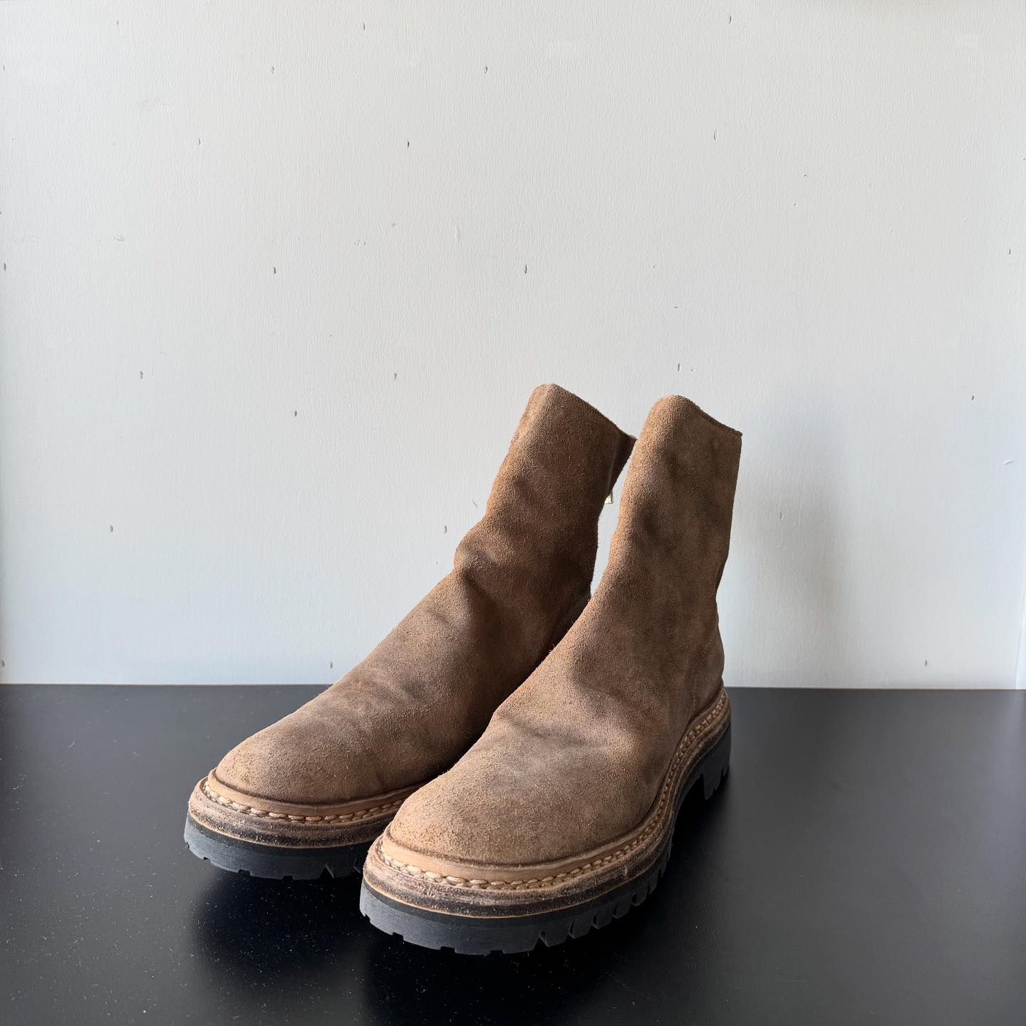 _ COMOLI x GUIDI BACK ZIP BOOTS No. : B01-07005 Size : 40,41,42,43 