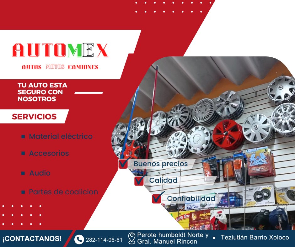 Automex - En AUTOMEX encuentras todo lo indispensable para tu auto ...