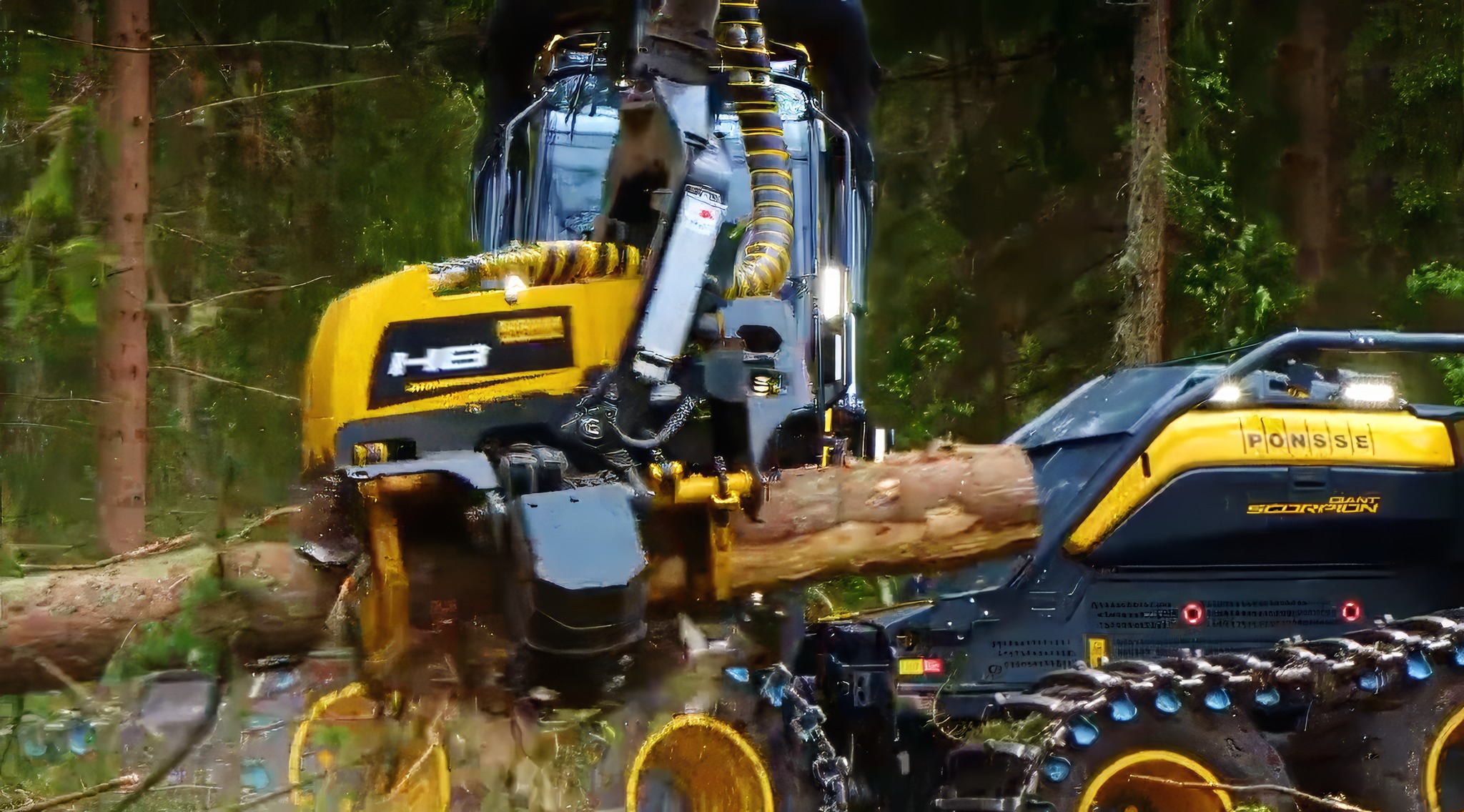 Janne - Ponsse Scorpion Giant H8 . . . . . #logging #felling # ...