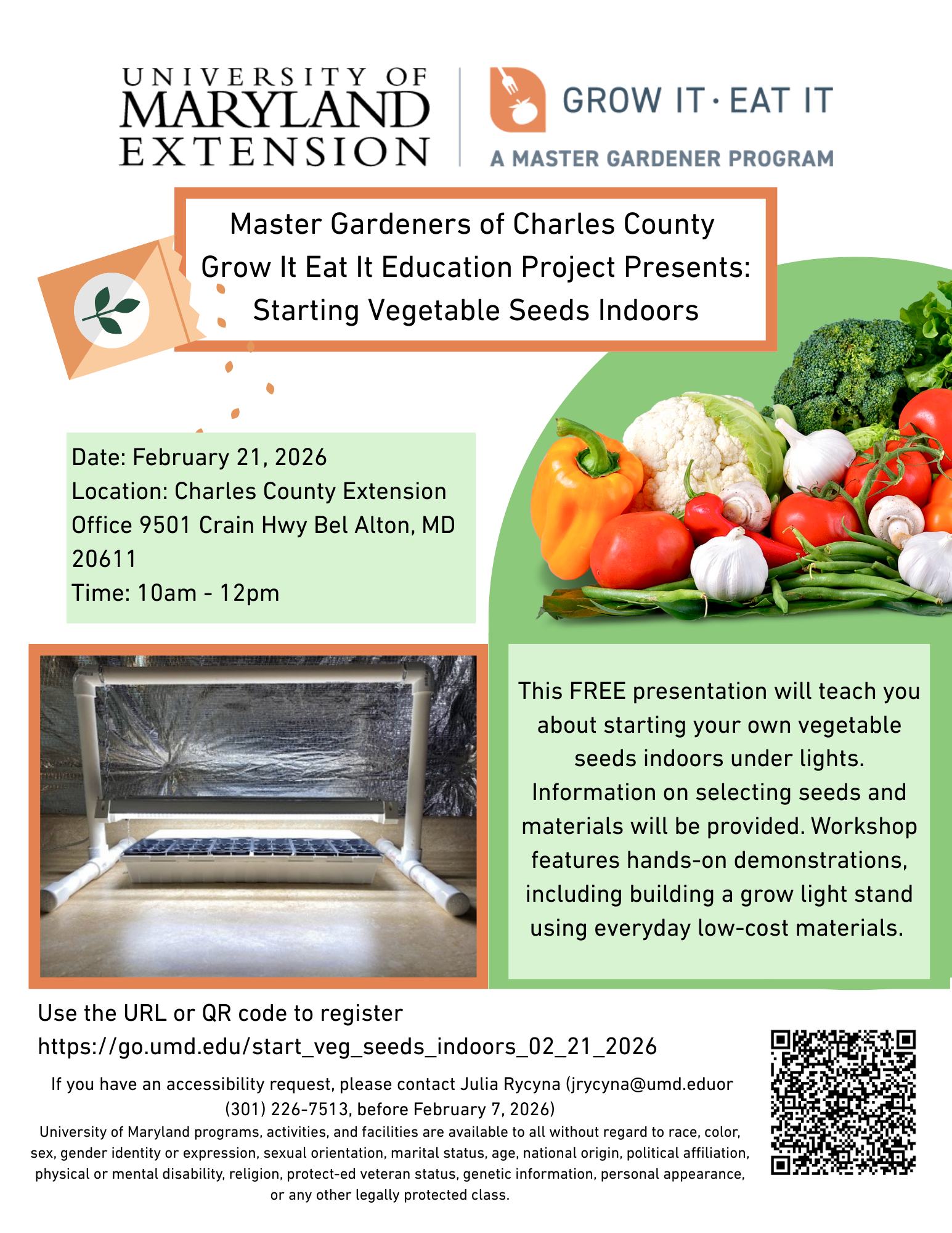 Charles County Master Gardeners, University of Maryland Extension added ...