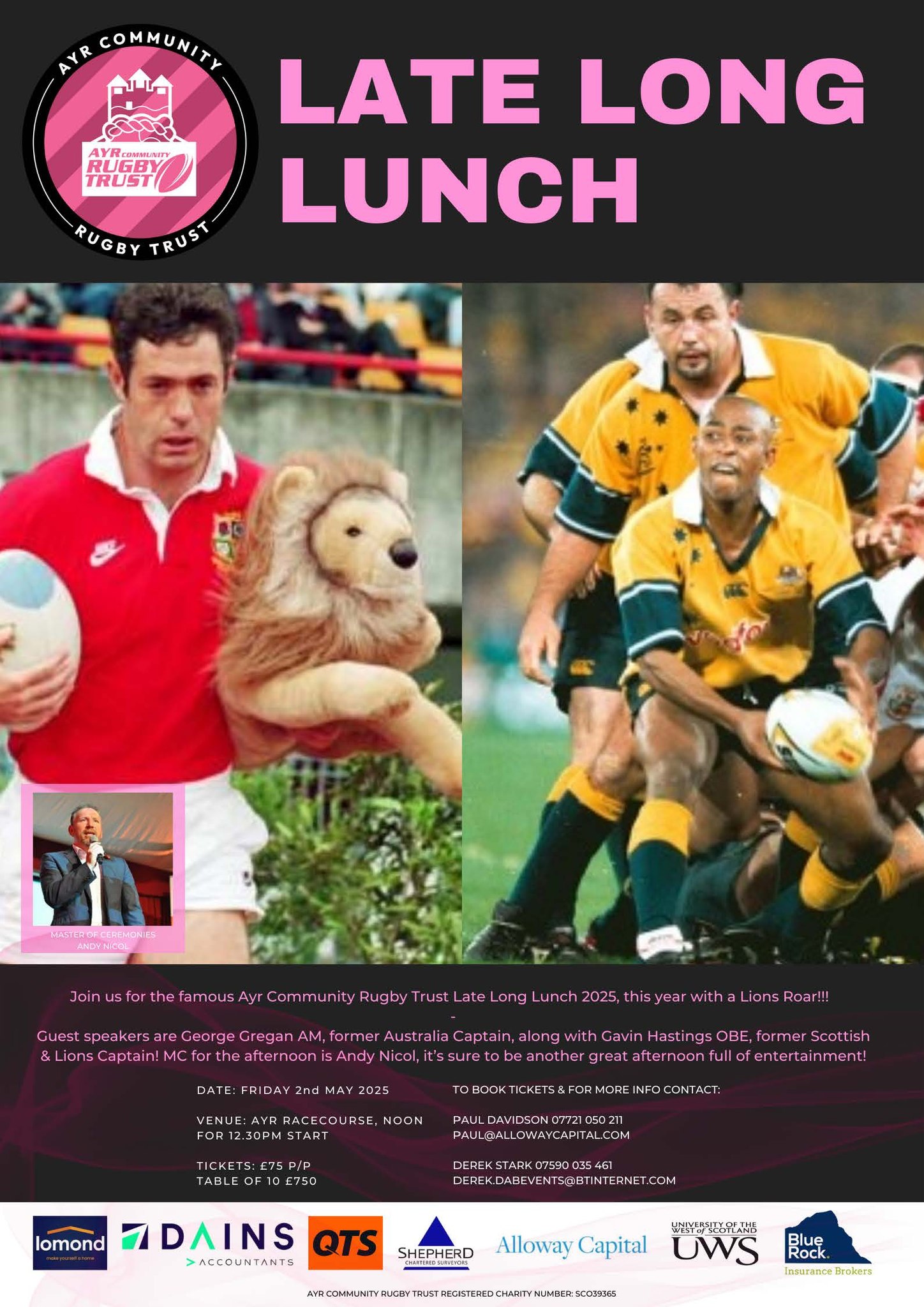 Ayr Rugby Football Club - Join us for the famous Ayr Community Rugby ...