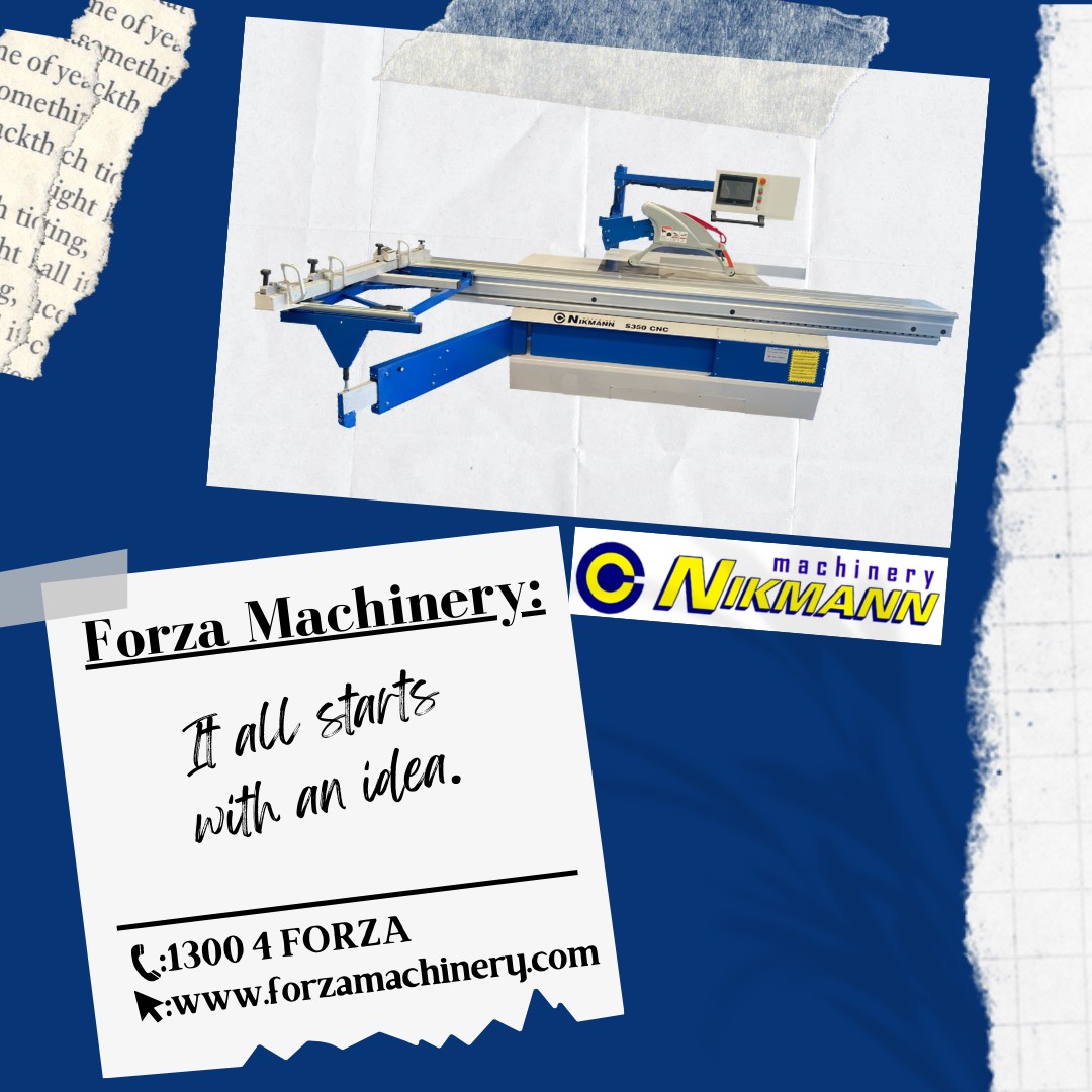 FORZA - Introducing the NikMann S350-CNC Panel Saw—a top-tier solution ...