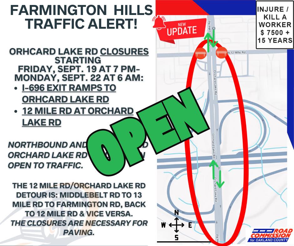 The I-696 ramps to... - Road Commission for Oakland County | Facebook
