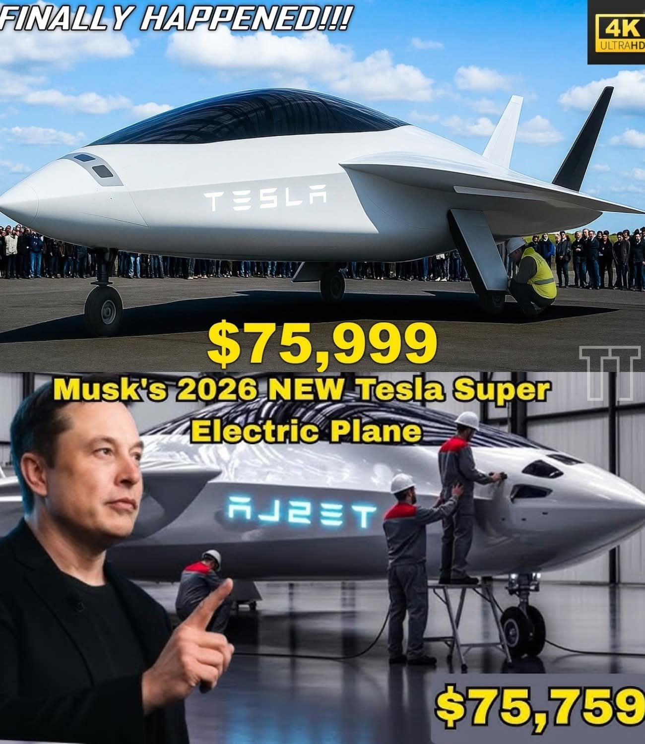 Aviation - Is it true? 🚀 BREAKING: Elon Musk UNVEILS the 2026 TESLA ...