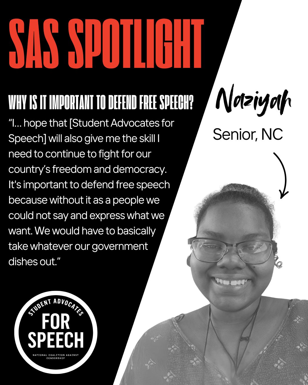 National - Naziyah is a senior from North Carolina with a passion for ...