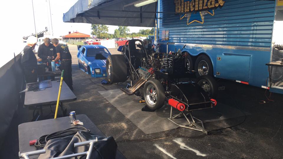 Blue Max Racing - First pass tonight it smoked the tires...