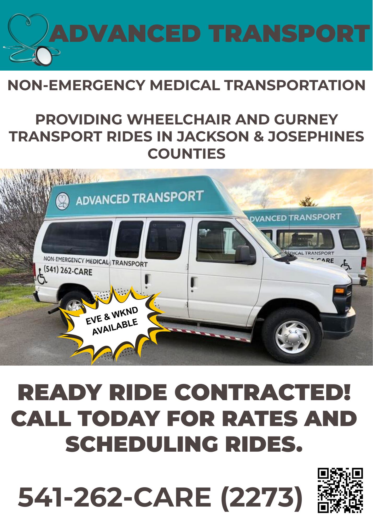 Advanced - NEW !! NON-EMERGENCY MEDICAL TRANSPORT AVAILABLE FOR OUR ...