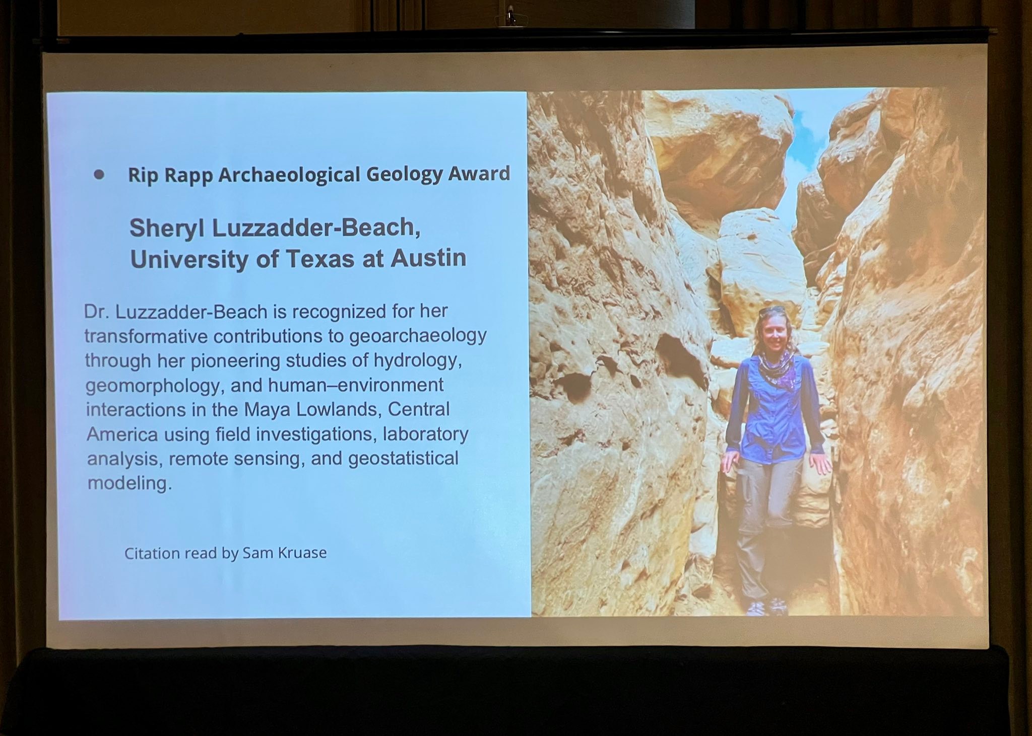 Geoarchaeology Division of the Geological Society of America