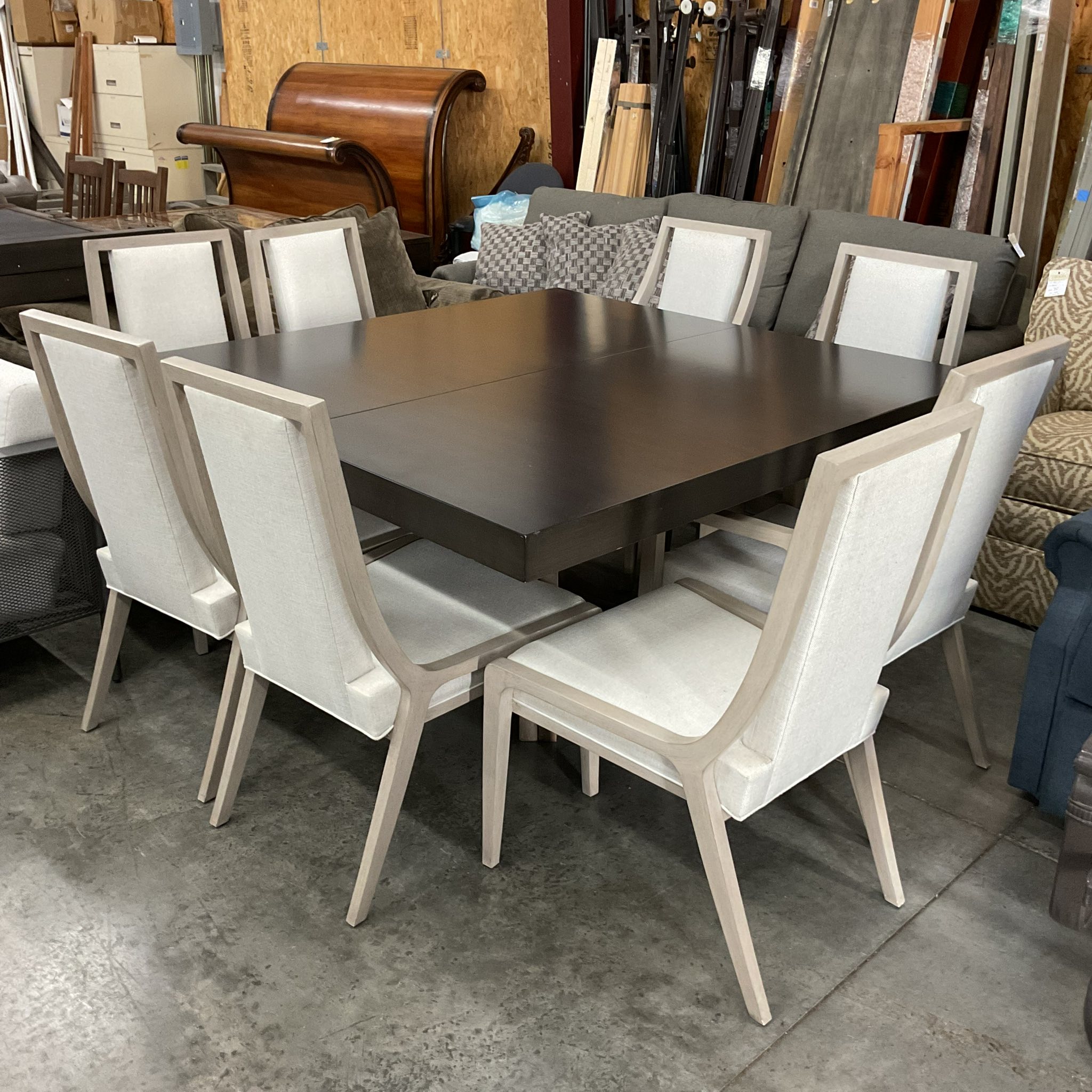 Carolina Consignment - $3900 Bernhardt table, 8 chairs, two 24 inch ...