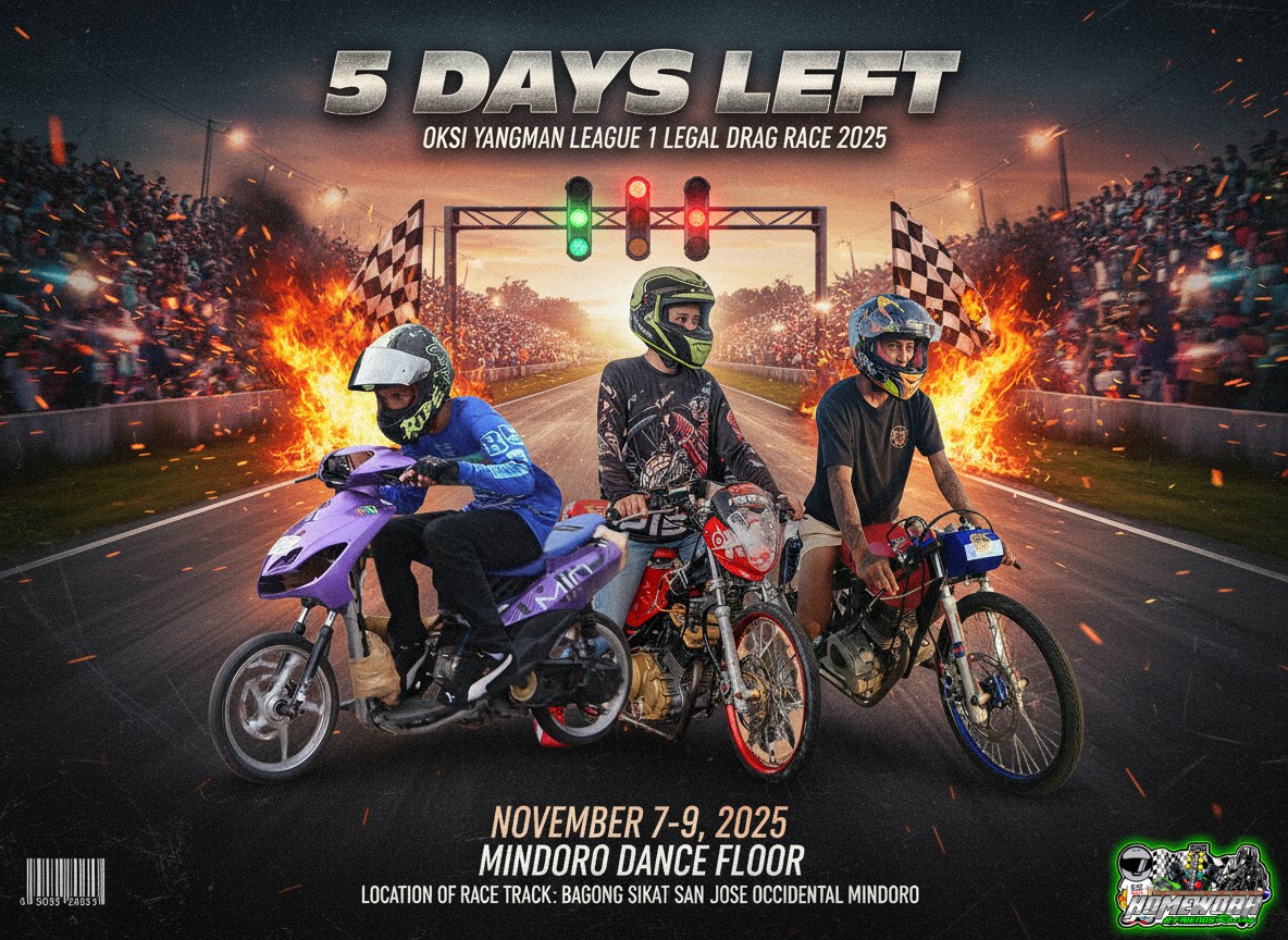 HomeWork - 🏁 Handa na Ba ang Lahat? 5 DAYS LEFT! 🔥 Mga ka-drag racing ...