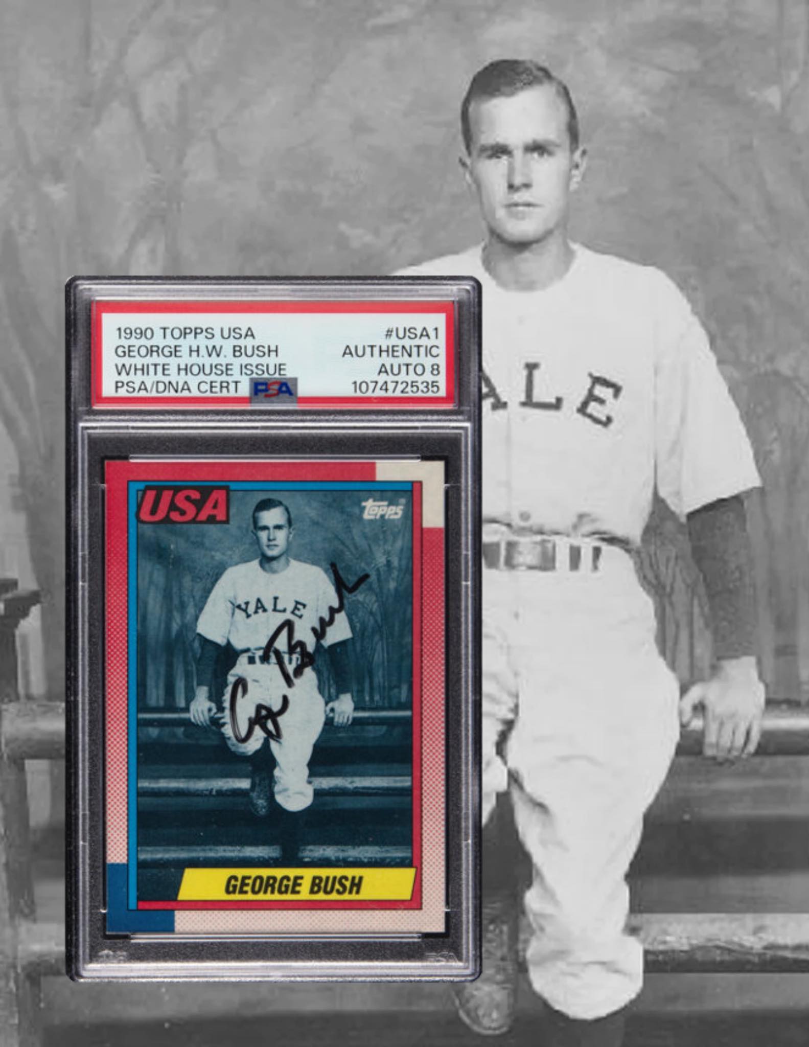 FIRST LOOK: George Bush's iconic first pitch at Yankee Stadium on