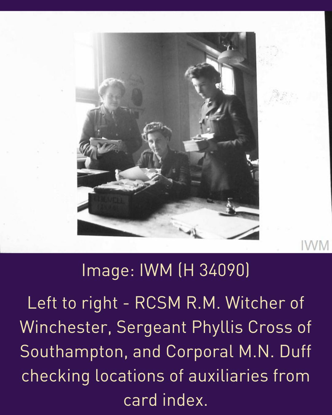 Winchester City Museum - The Women of the ATS in Winchester Formed in ...