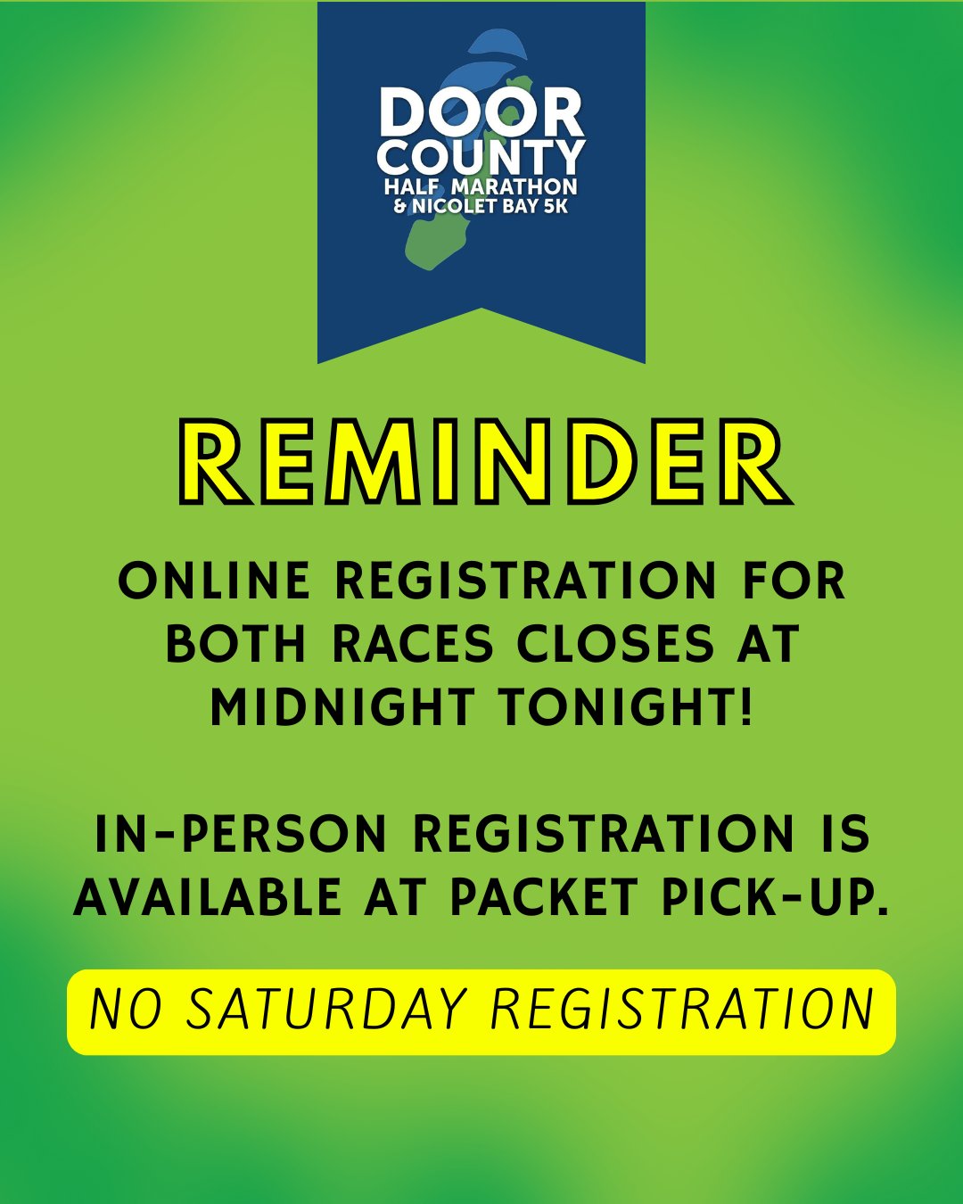 Door - ⚠️ ONLINE REGISTRATION ENDS AT MIDNIGHT In-person registration ...