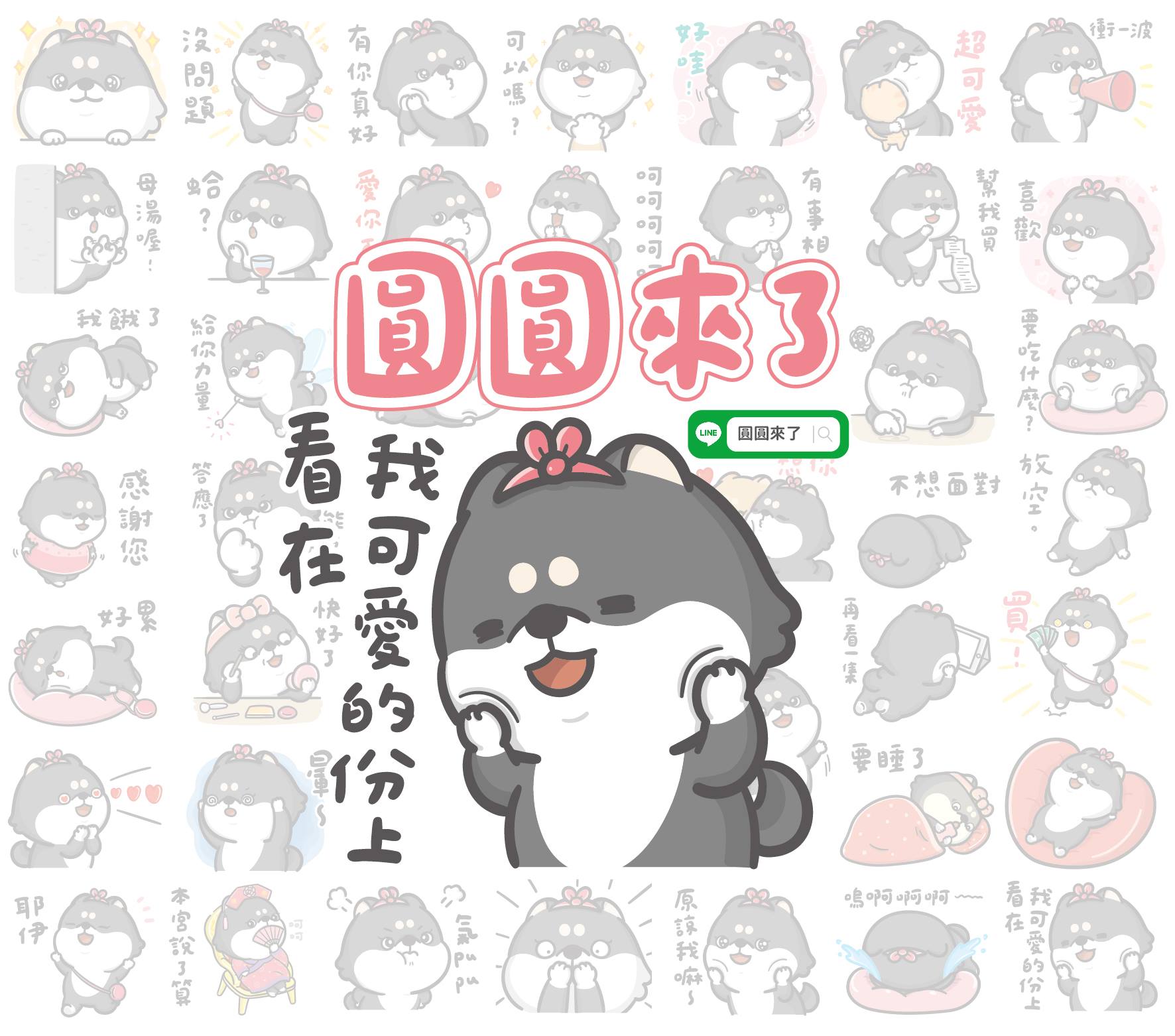 嗨 小強 - 圓圓單飛成功！💕 大家敲碗已久的圓圓貼圖來惹 ️【圓圓來了】 https://line.me/S/sticker/3317561 ...