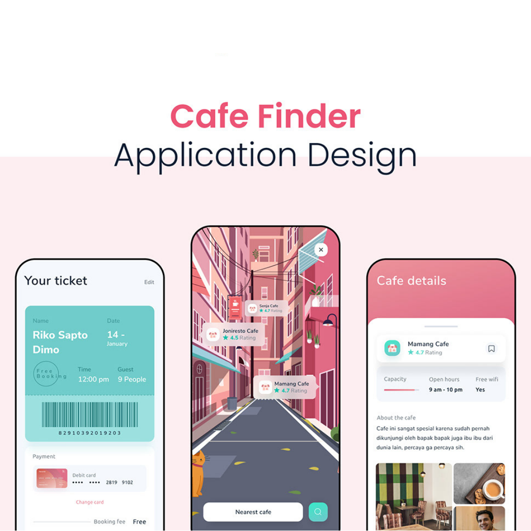 CAFE FINDER MOBILE APPLICATION Full... - The Design Showcase | Facebook