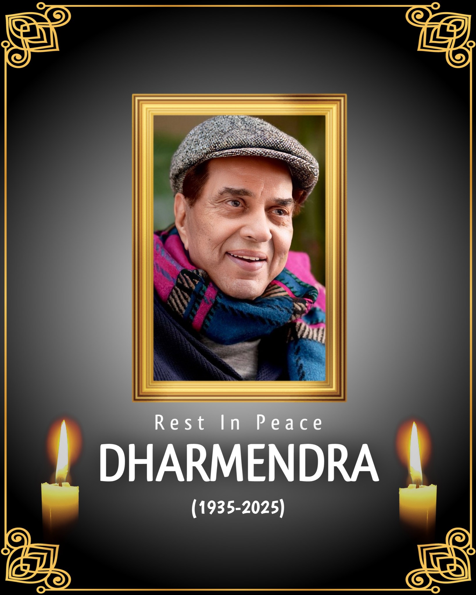RohitMix - 🚨 SAD NEWS! Legendary Actor Dharmendra passes away at the ...