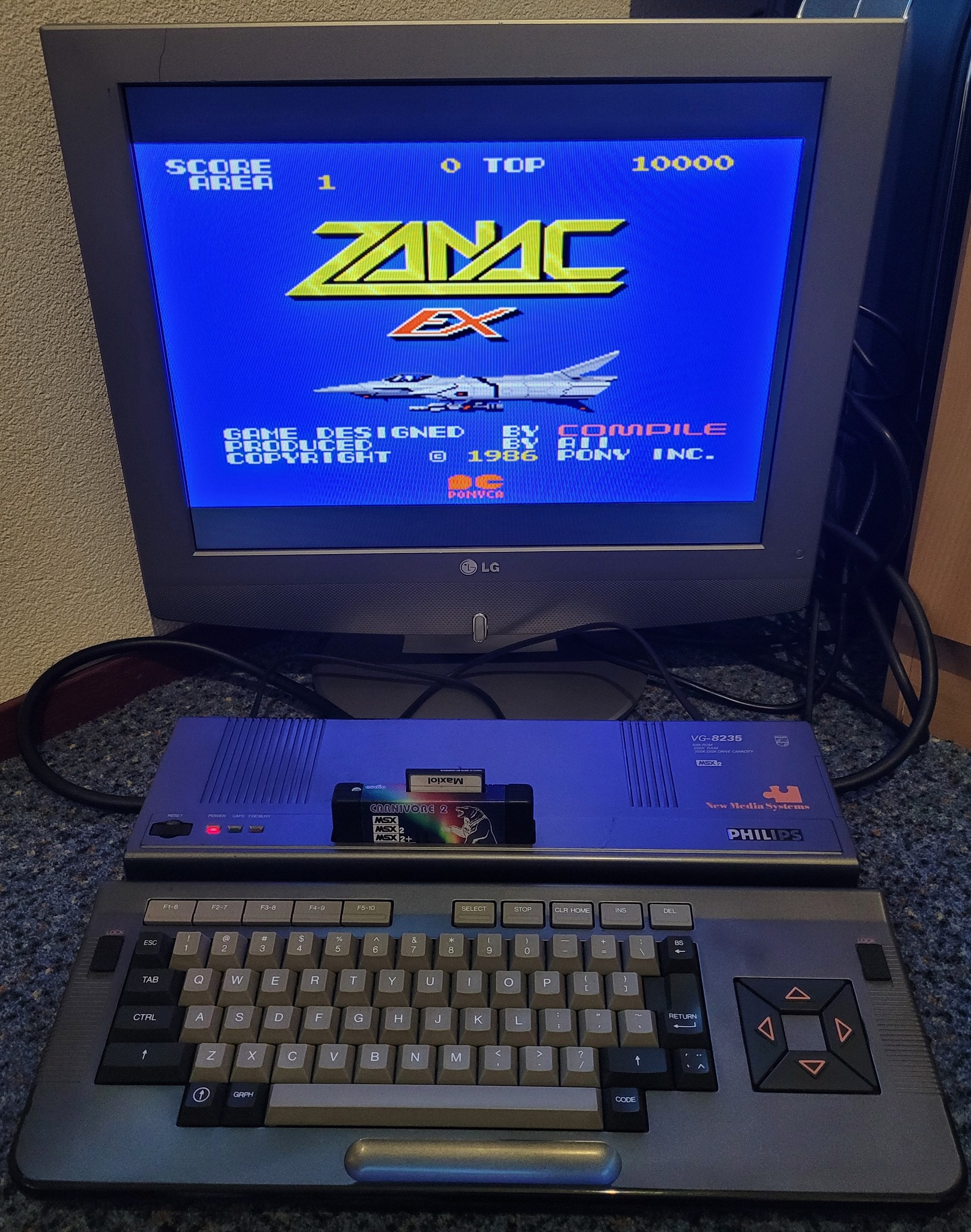 My NMS-8250 and NMS-8280 have just gotten a little brother: a VG