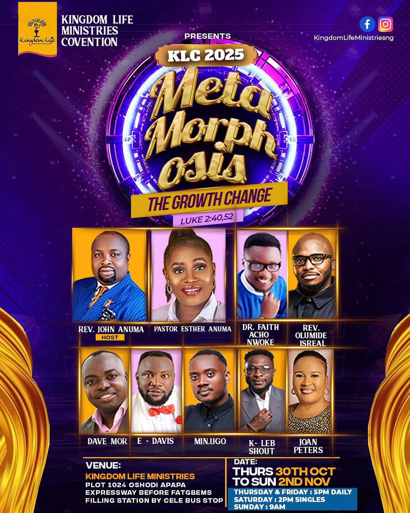 Kingdom - Get ready for METAMORPHOSIS! This is more than a date it’s a ...