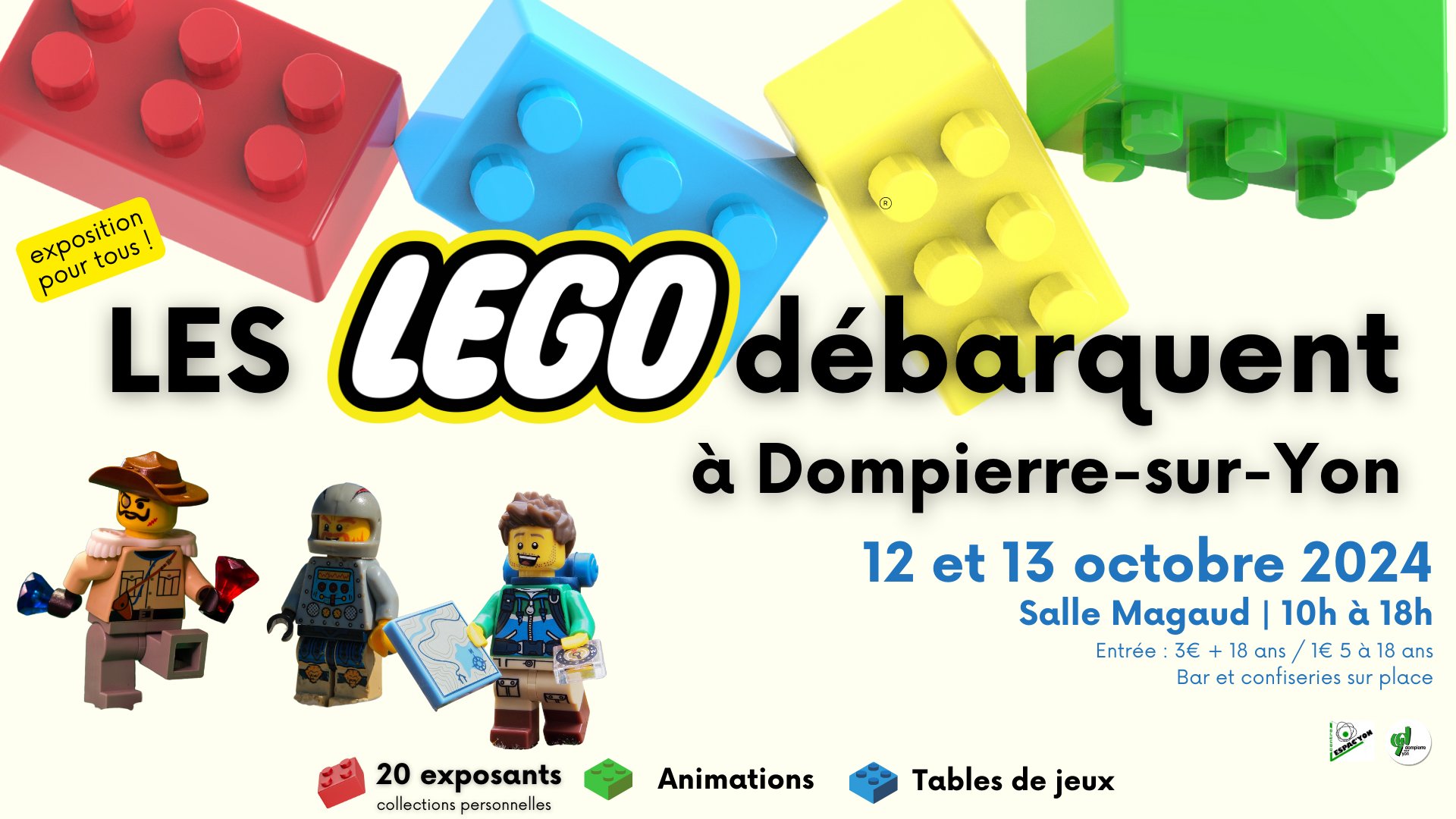 Exposition LEGO® - Dompierre-sur-Yon 12&13 oct.