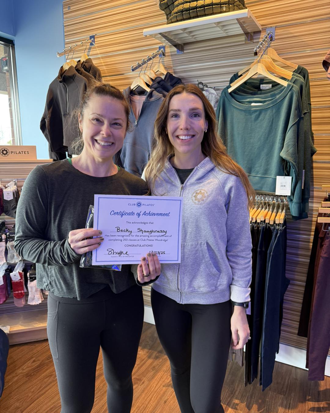 Club - Congratulations to Becky for taking her 250th Class today. What ...