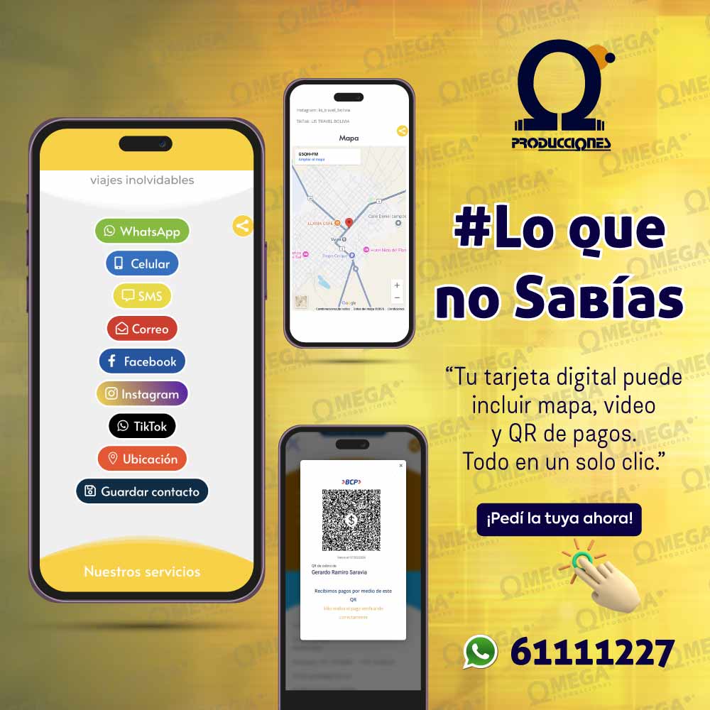 OMEGA - 🔷 #LoQueNoSabías 🔷 Tu tarjeta digital es mucho más que una ...