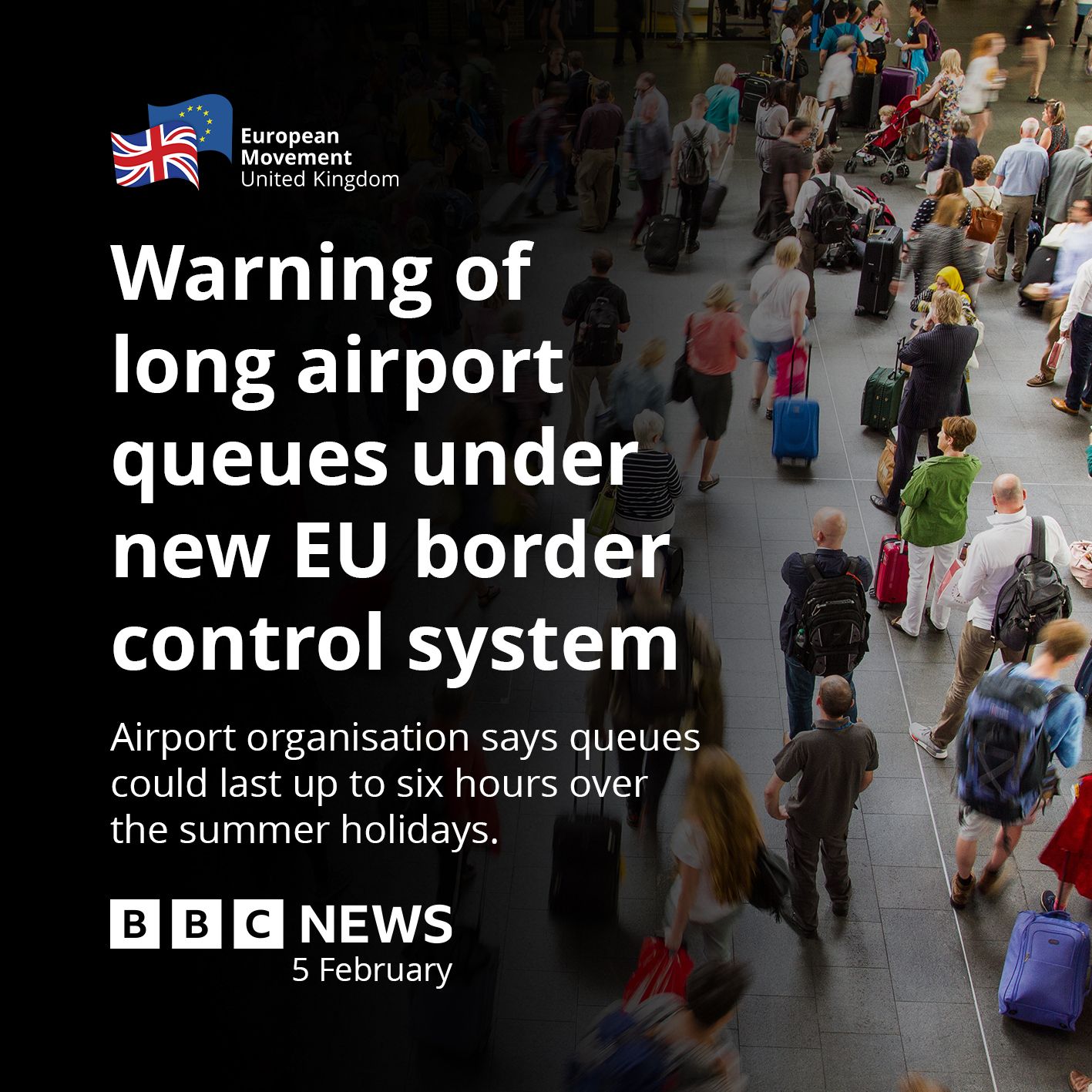 European - Standing in endless airport queues wasn’t on the side of a ...