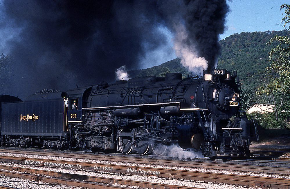 Nickel Plate 765 @ Emory Gap Tn in 1982