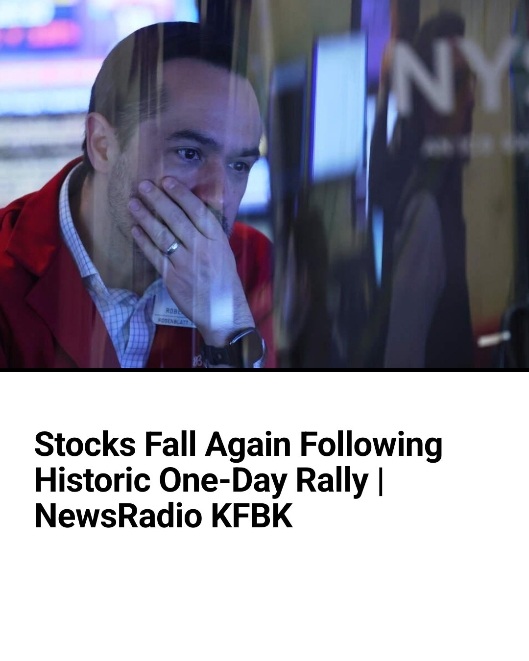 KFBK - Leading the declines were Apple and Tesla. | Facebook