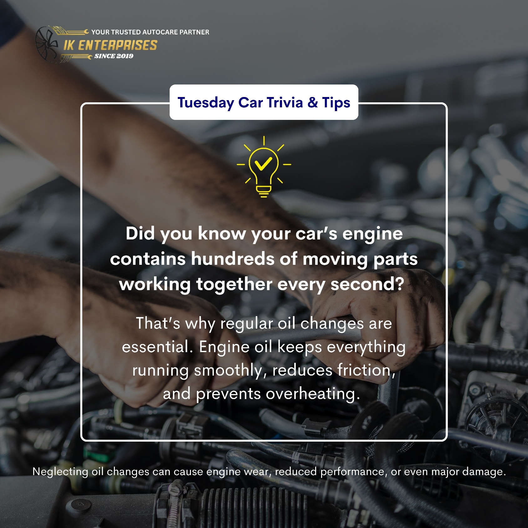 Goodyear - 🧠 Tuesday Trivia Time! 🔧 Your engine is the heart of your ...