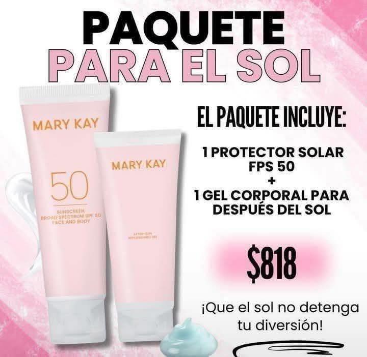Maite - 🛍️ SÚPER PAQUETE PRIMAVERA SOLAR MARY KAY®️ ☀️ Incluye: 🧴 ...