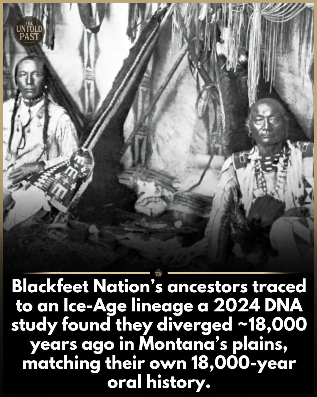 The Untold - The Blackfeet Nation didn’t just tell stories—they ...
