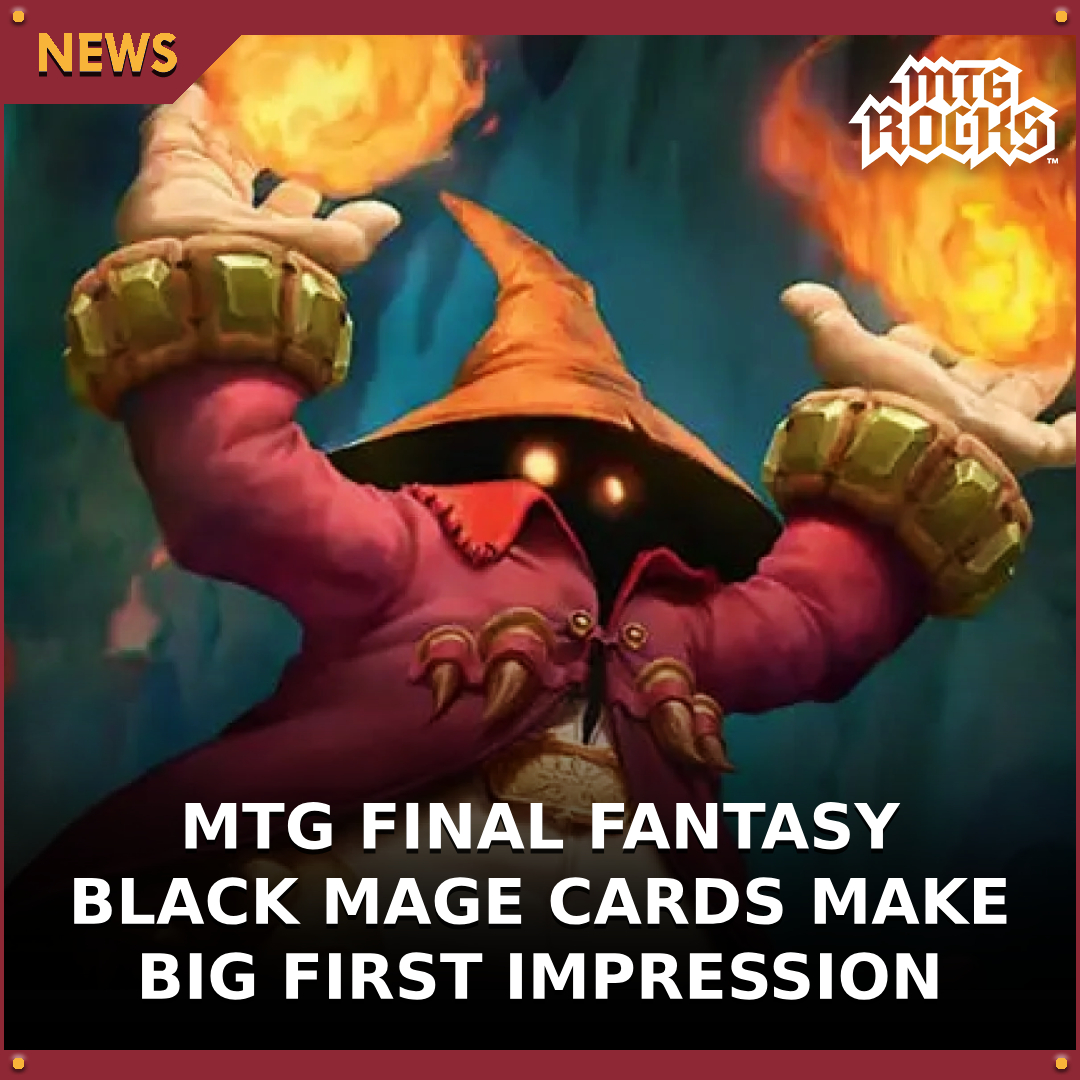 mtg final fantasy black mage deck Magic: The Gathering XIV Commander it deals 3 damage to each opponent instead. Art Card 06: The Destined