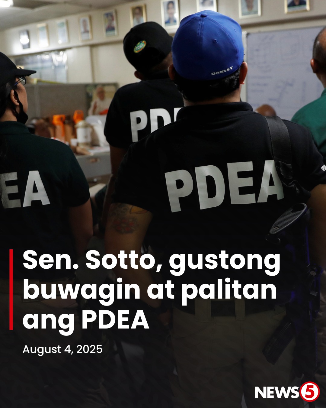News5 - PAPALITAN ANG PDEA? Gustong buwagin ni Sen. Tito Sotto ang ...