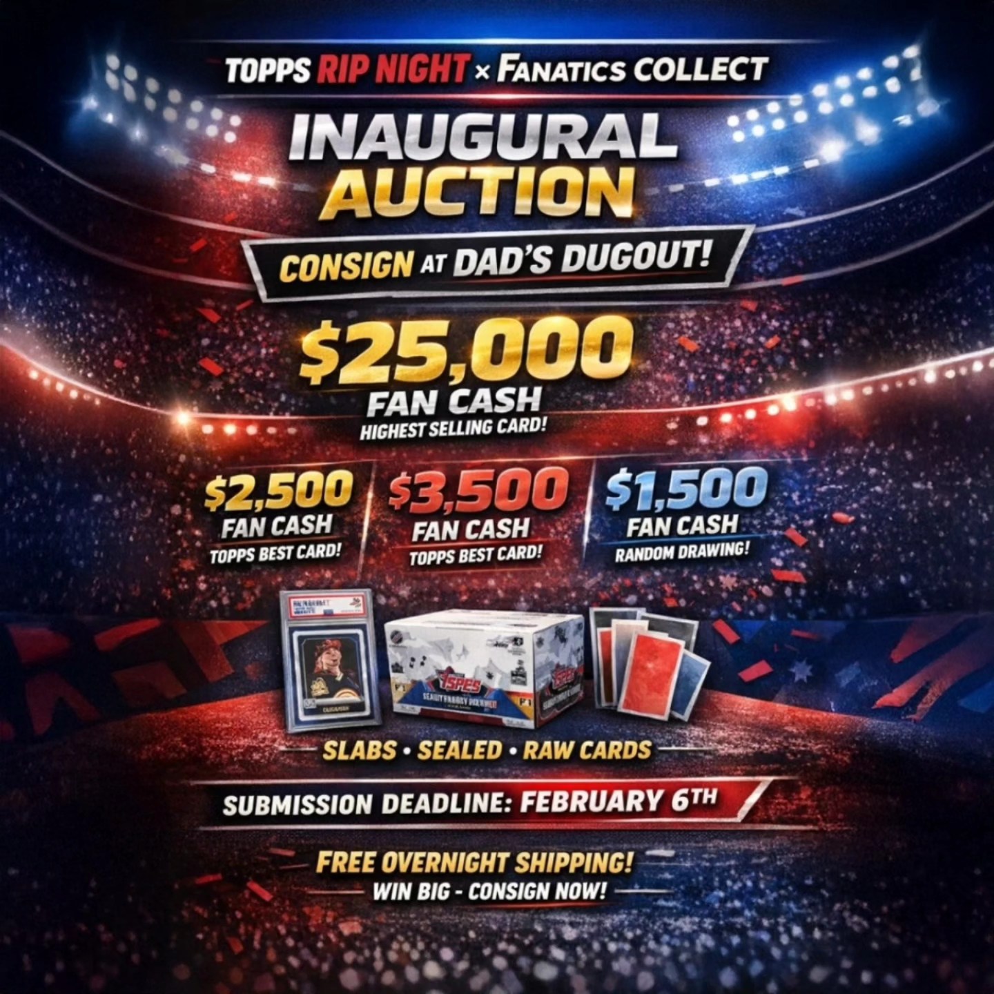 Dads - 🚨 Topps Rip Night x Fanatics Collect Auction 🚨 We’re officially ...